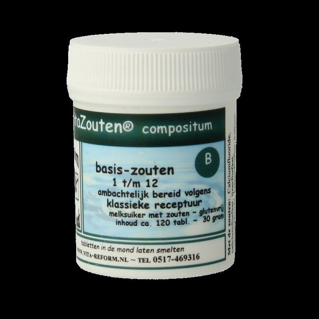 Vitazouten Compositum basis 1 t/m 12 120 Tabletten