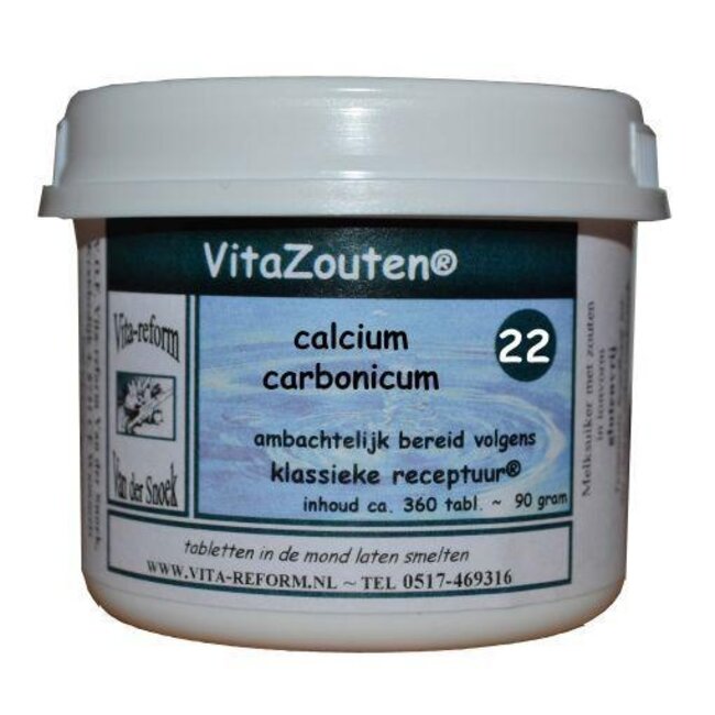 Vitazouten Calcium carbonicum VitaZout nr. 22 360 Tabletten