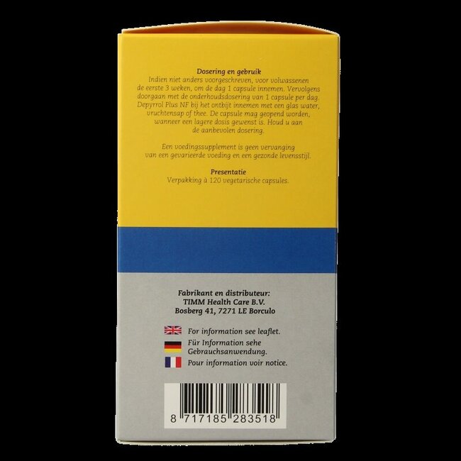 Depyrrol Plus NF 120 gélules végétales