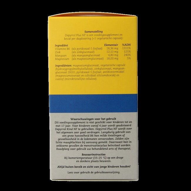 Depyrrol Plus NF 120 gélules végétales