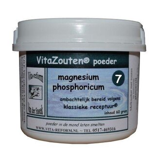 Vitazouten Vitazouten Magnesium phosphoricum poeder nr. 07 60 Gram