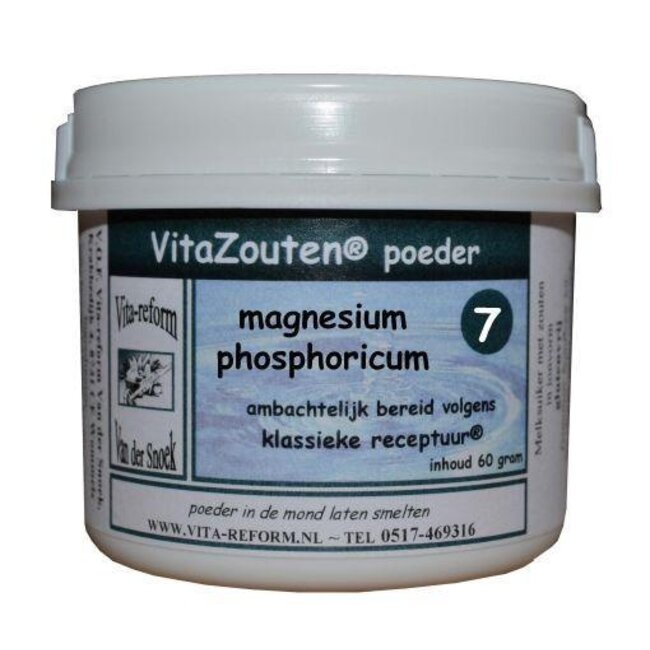Vitazouten Magnesium phosphoricum poeder nr. 07 60 Gram