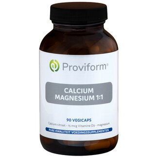 Proviform Proviform Calcium magnesium 1:1 & D3 90 Vegetarische capsules
