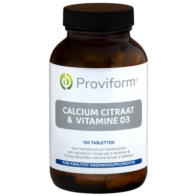 Proviform Calcium citraat & D3 120 Tabletten