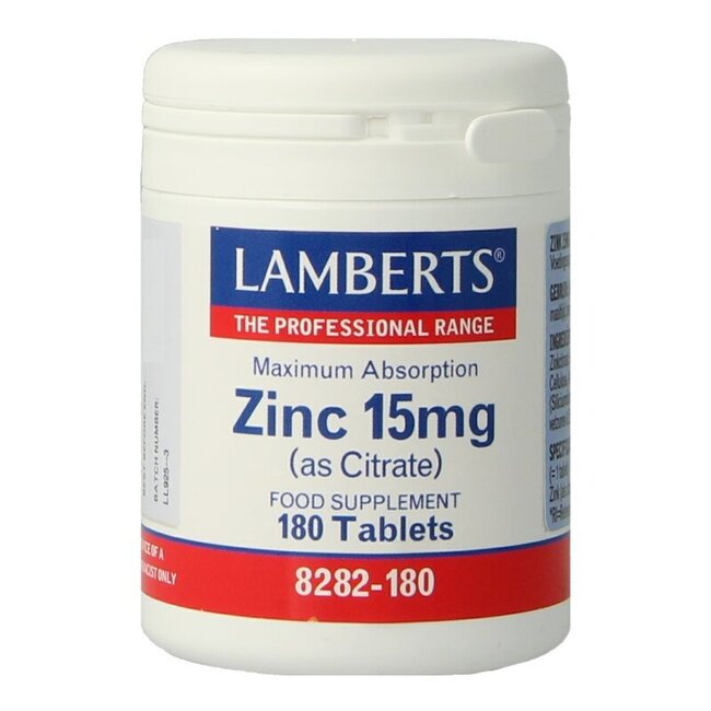 Lamberts Zink citraat 15mg 180 Tabletten