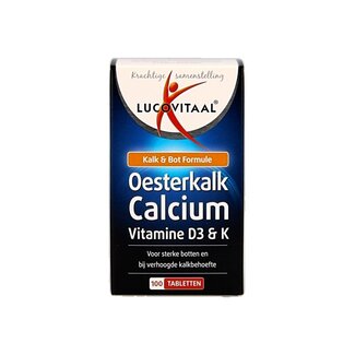 Lucovitaal Lucovitaal Oesterkalk calcium tabletten 100 Tabletten