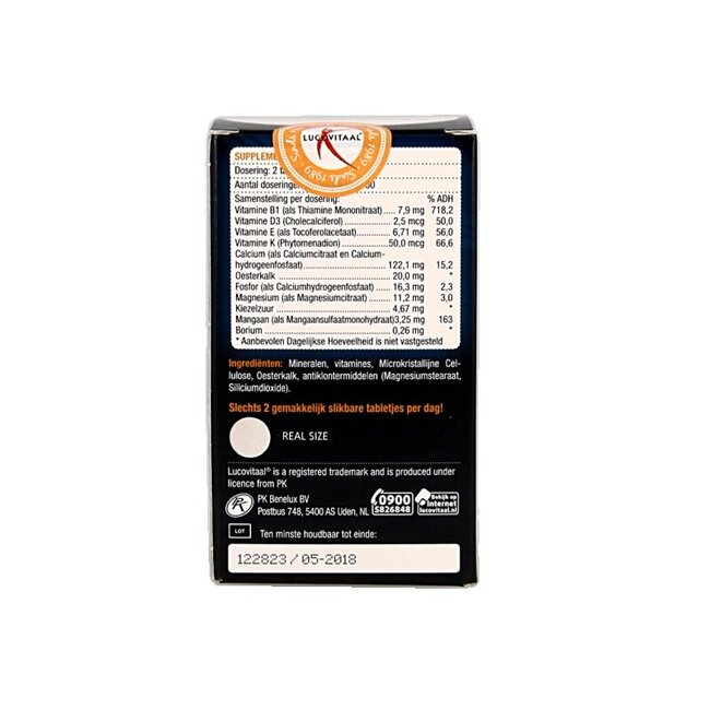 Lucovitaal Oesterkalk calcium tabletten 100 Tabletten