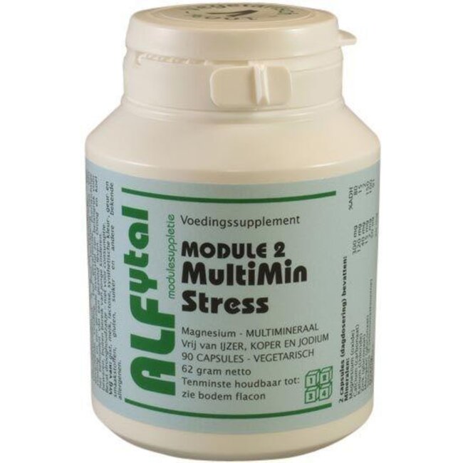 Alfytal MultiMin stress magnesium-multimineraal 90 Vegetarische capsules