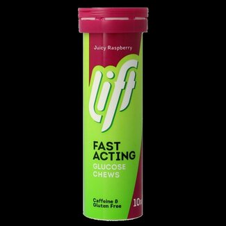 Lift Lift Glucotabs framboos meeneembuisje 10 Tabletten