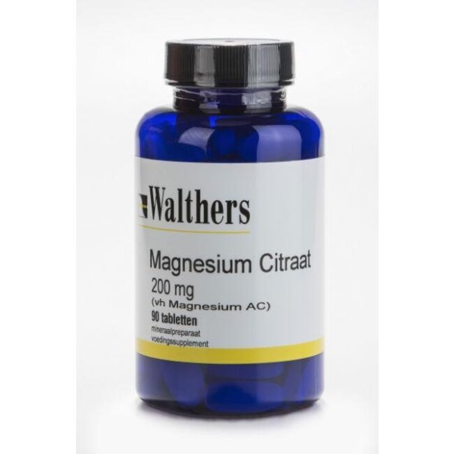 Walthers Magnesium citraat 200 mg 90 Tabletten