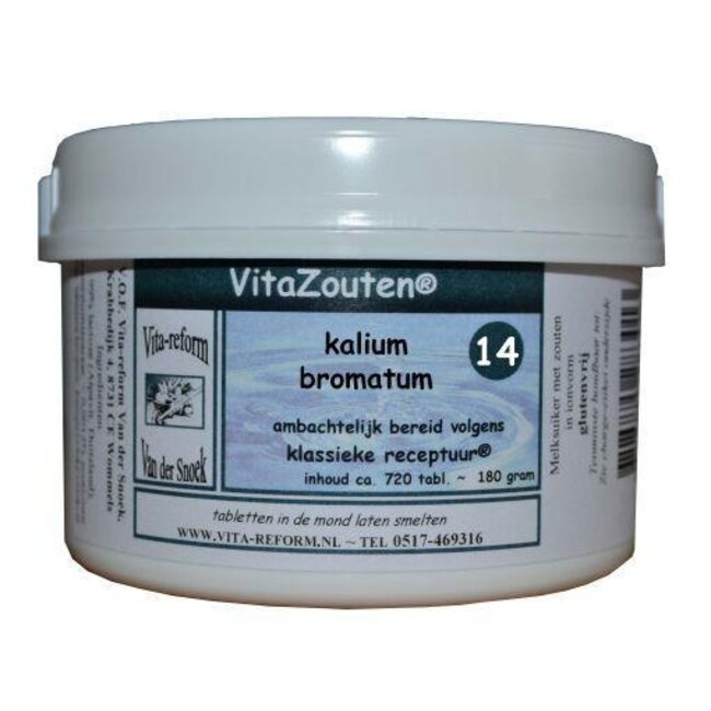 Vitazouten Kalium bromatum VitaZout nr. 14 720 Tabletten