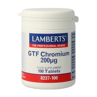 Lamberts Lamberts GTF chroom 200mcg 100 Tabletten