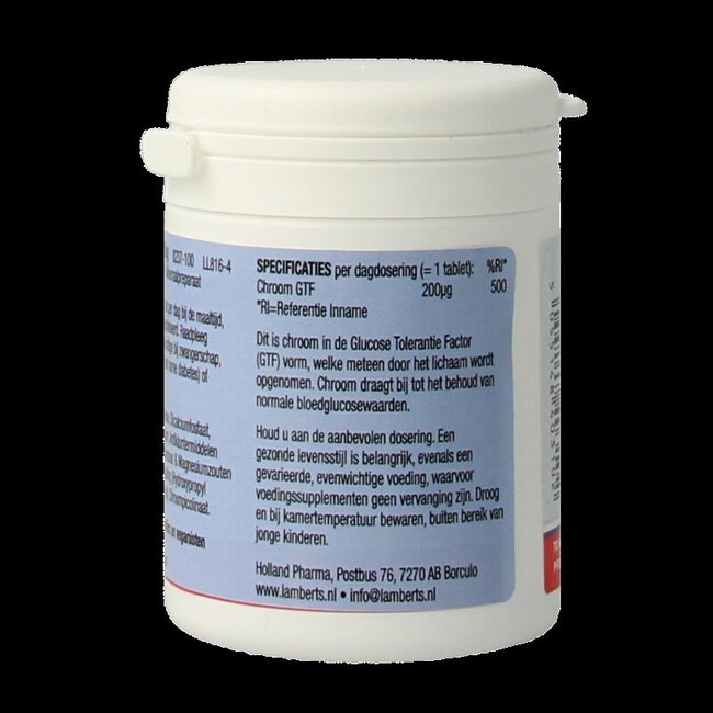 Lamberts GTF chroom 200mcg 100 Tabletten