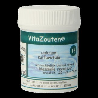 Vitazouten Vitazouten Calcium sulfuratum VitaZout nr. 18 120 Tabletten
