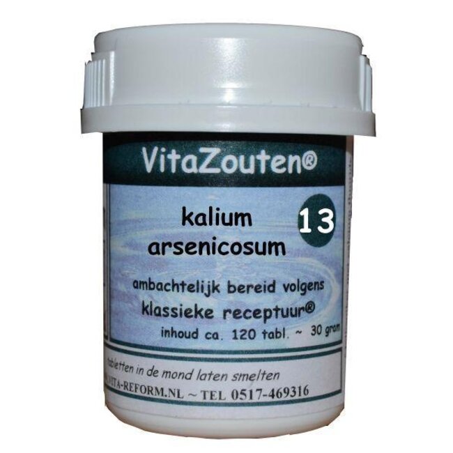 Vitazouten Kalium arsenicosum VitaZout nr. 13 120 Tabletten