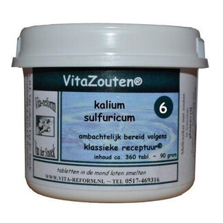 Vitazouten Vitazouten Kalium sulfuricum VitaZout nr. 06 360 Tabletten
