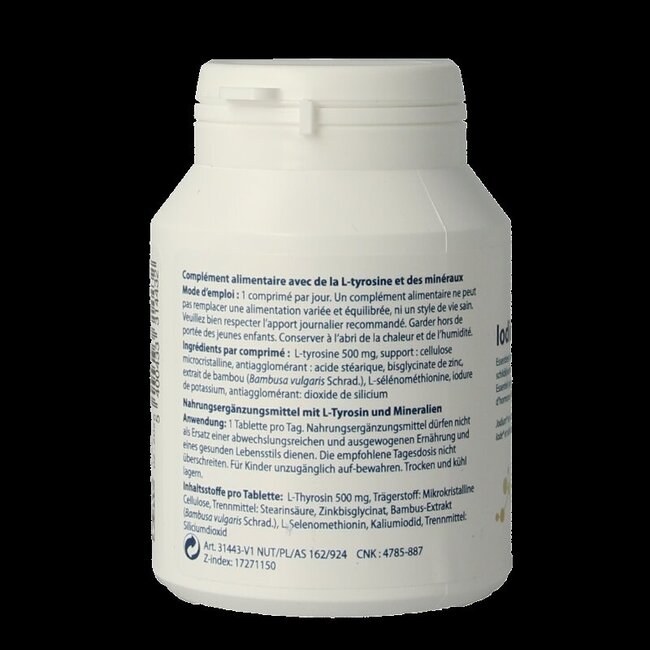 Metagenics Iodine & tyrosine 60 Tabletten