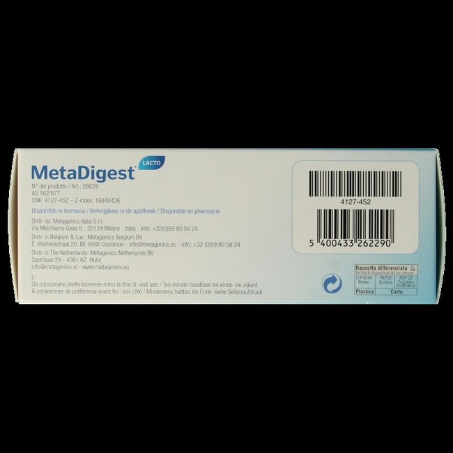 Metagenics MetaDigest Lacto 45 Gélules