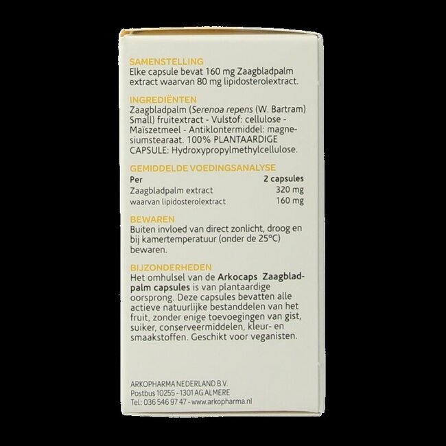 Arkocaps Zaagbladpalm 45 Capsules