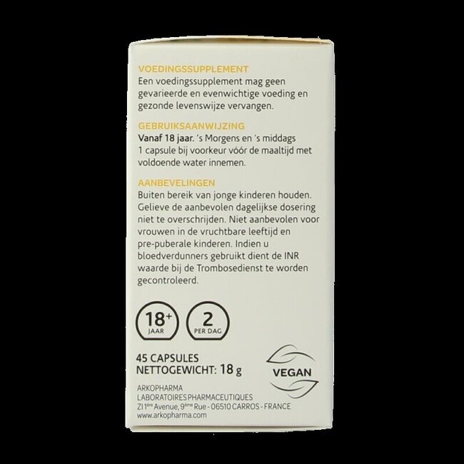 Arkocaps Zaagbladpalm 45 Capsules