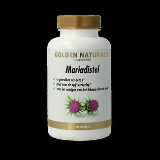Golden Naturals Golden Naturals Mariadistel 90 Vegetarische capsules