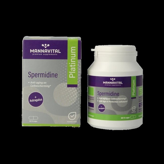 Mannavital Spermidine platinum 60 Vegetarische capsules