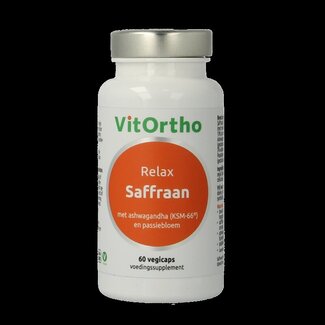 VitOrtho VitOrtho Saffraan relax 60 Vegetarische capsules