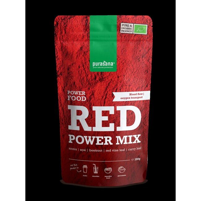 Purasana Red power mix bio 100 Gram