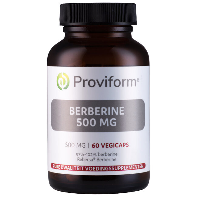 Proviform Berberine 500mg Rebersa 60 Vegetarische capsules