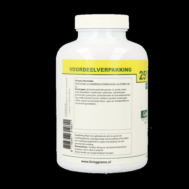 Livinggreens Gewrichten formule curcuma & collageen complex 300 Tabletten