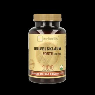Artelle Artelle Duivelsklauw forte 616mg 100 Vegetarische capsules