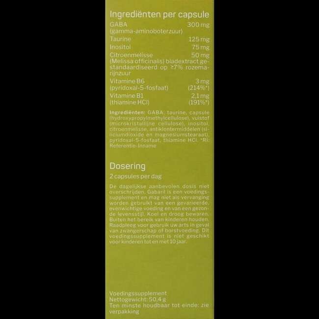 Nutrisan Gabaril 60 Capsules