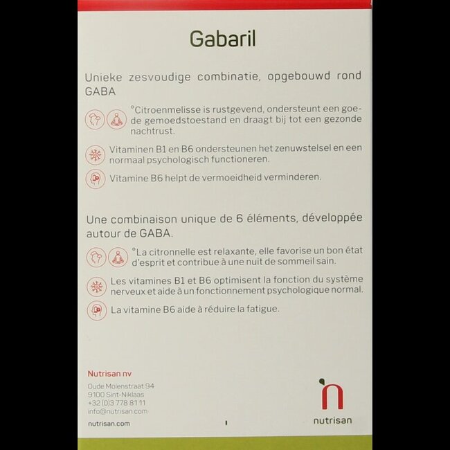 Nutrisan Gabaril 60 Capsules