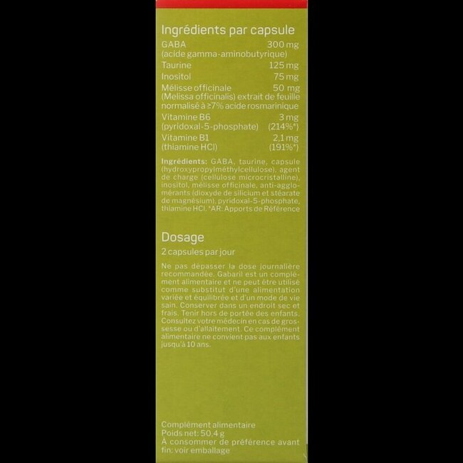 Nutrisan Gabaril 60 Capsules