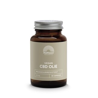 Mattisson Mattisson CBD olie 50mg 30 Vegetarische capsules