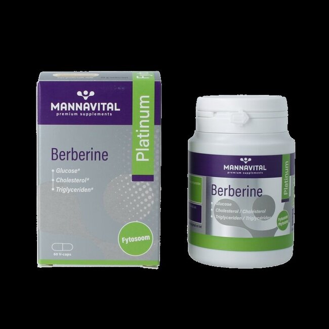 Mannavital Berberine platinum 60 Vegetarische capsules