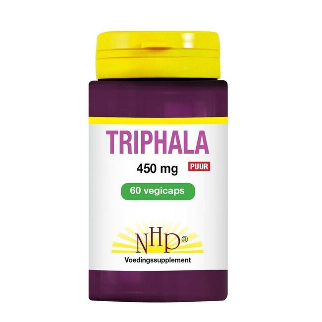 NHP Triphala puur 450mg 60 Vegetarische capsules