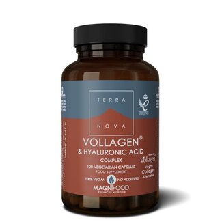 Terranova Terranova Vollagen & hyaluronic acid complex 100 Vegetarische capsules