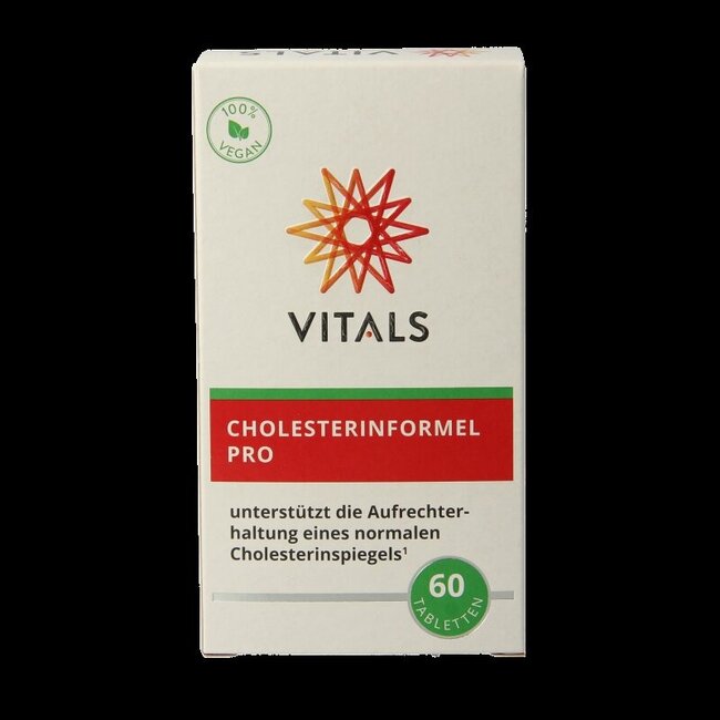 Vitals Cholesterolformule pro 60 Comprimés