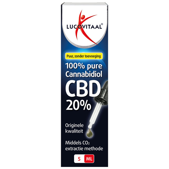 Lucovitaal CBD olie 20% 5 Milliliter