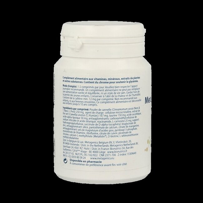 Metagenics MetaGlycemX 60 Comprimés