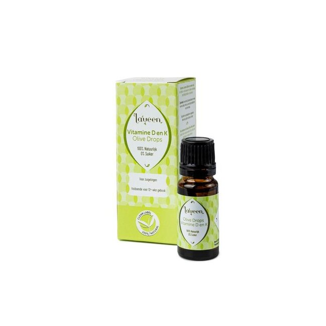 Laveen Olive drops vitamine D en K 10 Milliliter