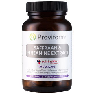 Proviform Proviform Saffraan 30mg active & theanine 100mg 90 Vegetarische capsules