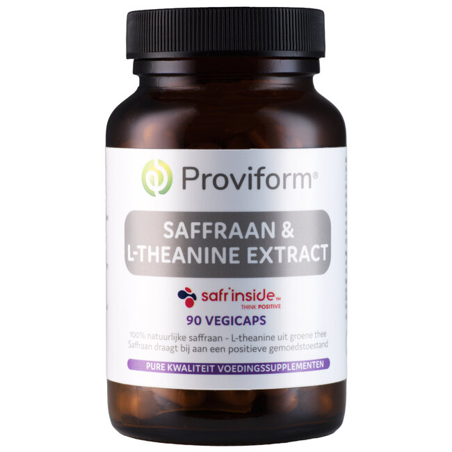 Proviform Saffraan 30mg active & theanine 100mg 90 Vegetarische capsules