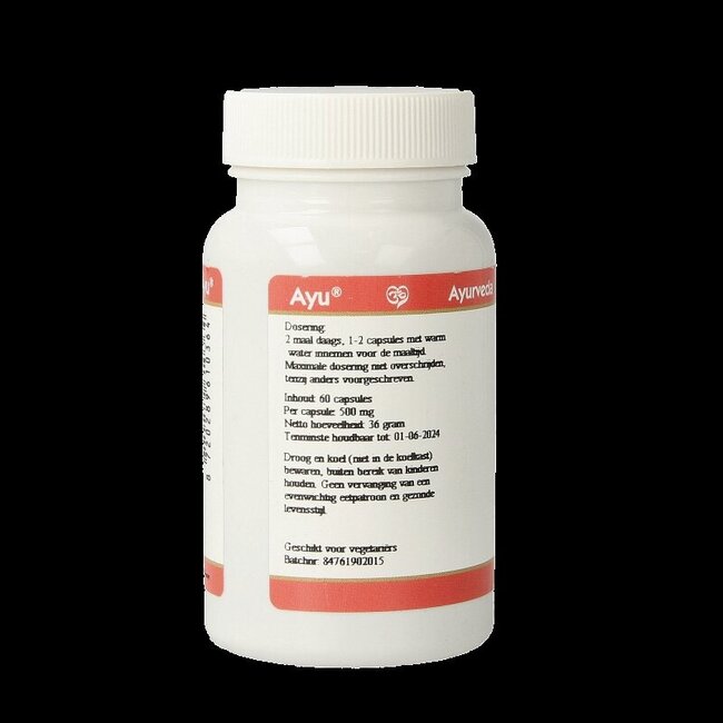 Ayurveda BR Ayu gluco 60 Vegetarische capsules