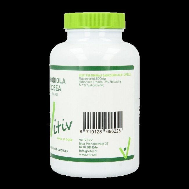 Vitiv Rhodiola rosea 500 mg 60 gélules végétales