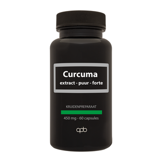 APB Holland APB Holland Curcuma curcumine extract puur forte 450mg 60 Capsules