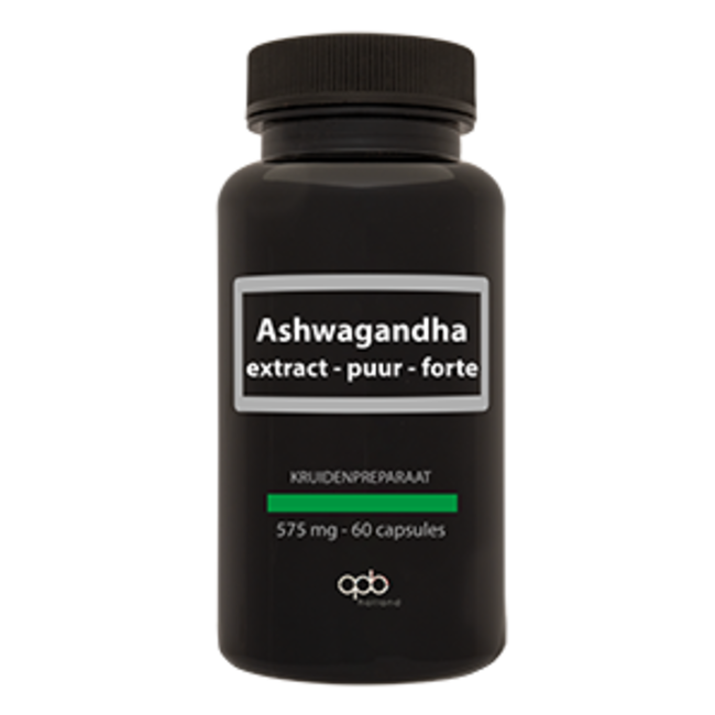 APB Holland Ashwagandha extract puur forte 575mg 60 Vegetarische capsules