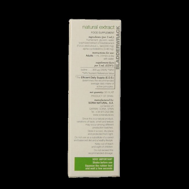 Soria Natural Fucus vesiculosus XXI 50 Milliliter