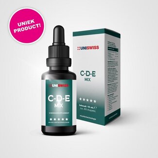 Uniswiss Uniswiss C-D-E mix (curcumine, vitamine D3, vitamine E) 10 Milliliter